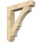 Ekena Millwork Balboa Craftsman Rough Sawn Bracket w/ Offset Brace, Douglas Fir, 8"W x 40"D x 44"H BKT0806X40X44BOA04RDF - alternate 1